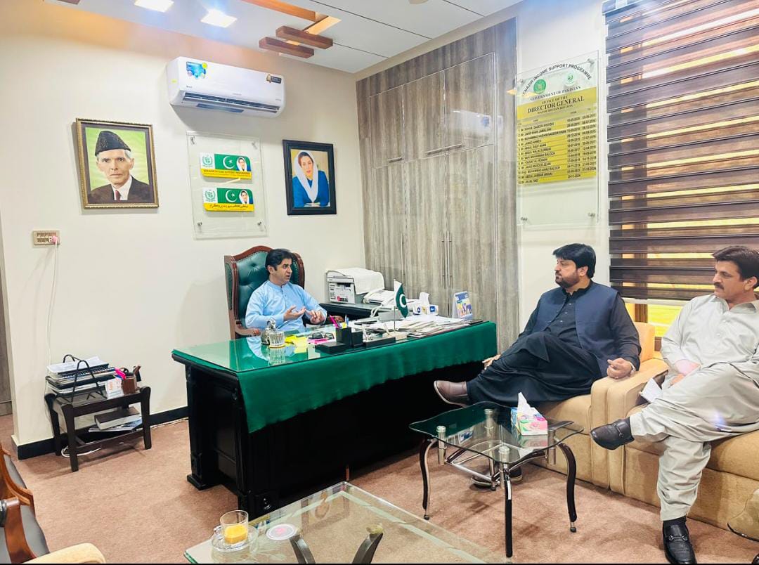 Deputy Director BISP Chagai Haji Muhammad Akram Meets DG Balochistan Dr. Jalal Faiz; Issues of Remote Areas Discussed